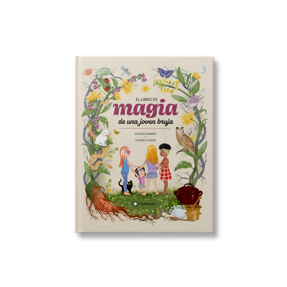 El libro de magia de una joven bruja