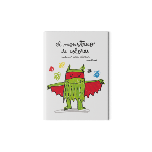 El Monstruo de Colores, cuaderno para colorear